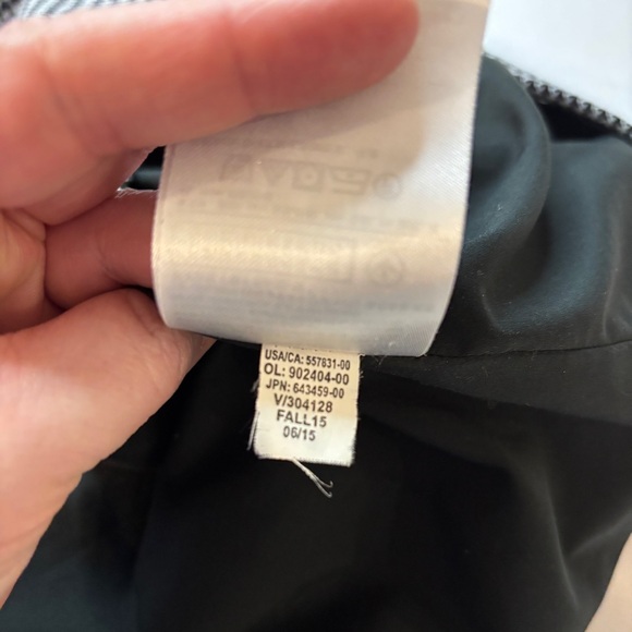 Banana Republic Houndstooth Pencil Skirt Size 8 Lined Back Slit - Picture 11 of 13